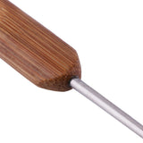 10pcs Bamboo Handle Aluminum Crochet Hook Knitting Knit Needle Weave Yarn Set