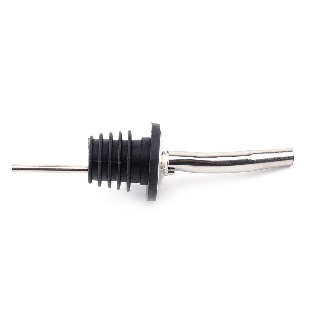 Stainless Steel Free Flow Vented Pourer Wine Liquor Bottle Spout Stopper US