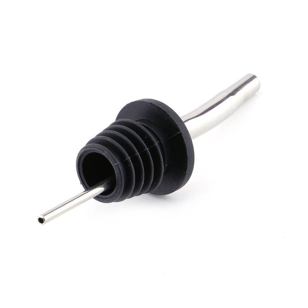 Stainless Steel Free Flow Vented Pourer Wine Liquor Bottle Spout Stopper US