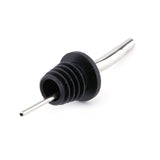 Stainless Steel Free Flow Vented Pourer Wine Liquor Bottle Spout Stopper US - Top-Down View