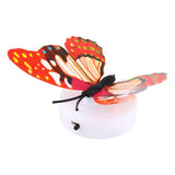 Colorful Changing Butterfly LED Night Light Lamp Home Room Desk Wall Decor AB - Side View