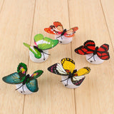Colorful Changing Butterfly LED Night Light Lamp Home Room Desk Wall Decor AB