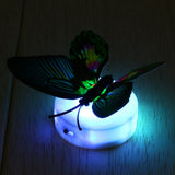 Colorful Changing Butterfly LED Night Light Lamp Home Room Desk Wall Decor AB - Extra Image