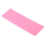 Multi Music Note Lace Silicone Mold Mould Fondant Mat Cake Decorating Tool - Top-Down View