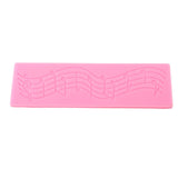 Multi Music Note Lace Silicone Mold Mould Fondant Mat Cake Decorating Tool