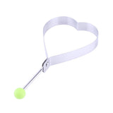 Fried Egg Mold Stainless Steel Egg Rings Pancake Shaper - Front View