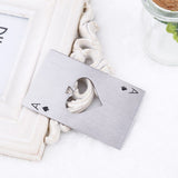 Bar Tool Bottle Soda Beer Cap Opener Wine Playing Card Ace of Spades Poker AC