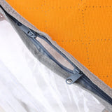 Foldable Clothing Organizer Clothing Storage Box For Clothes Underbed Dustproof Bag Orange - Side View