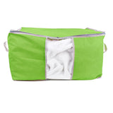 Foldable Clothing Organizer Clothing Storage Box For Clothes Underbed Dustproof Bag Green