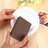 Portable Carborundum Magic Sponge Brush Eraser Kitchen Bathroom Washing Cleaning Sponge - Side View