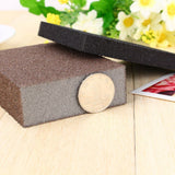 Portable Carborundum Magic Sponge Brush Eraser Kitchen Bathroom Washing Cleaning Sponge - Top-Down View