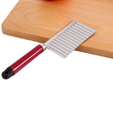 Potato Wavy Edged Knife Multifunction Stainless Steel Fruit Cutting Cooking Tool - Extra Image