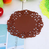 Silicone Lace Flower Coaster Tea Cup Bowl Glass Pad Mat Cushion Placemat Nonslip Coffee