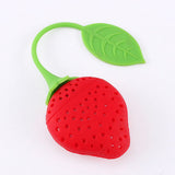 Silicone Creative Strawberry Shape Tea Leaf Strainer Herbal Spice Infuser Filter