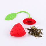 Silicone Creative Strawberry Shape Tea Leaf Strainer Herbal Spice Infuser Filter