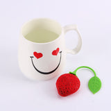 Silicone Creative Strawberry Shape Tea Leaf Strainer Herbal Spice Infuser Filter - Extra Image