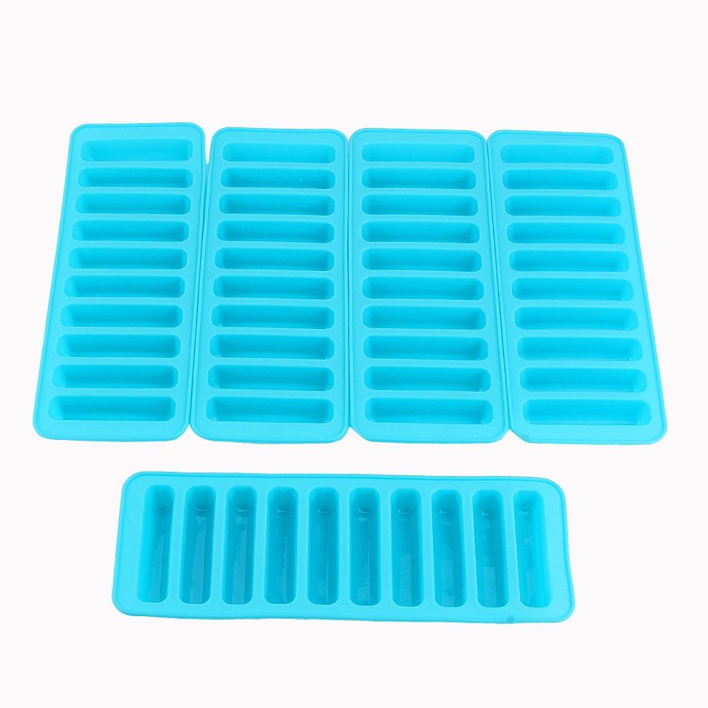 Colorful Cylinder Ice Cubes Tray Freeze Mould Fondant Chocolate Mold Make Silcone