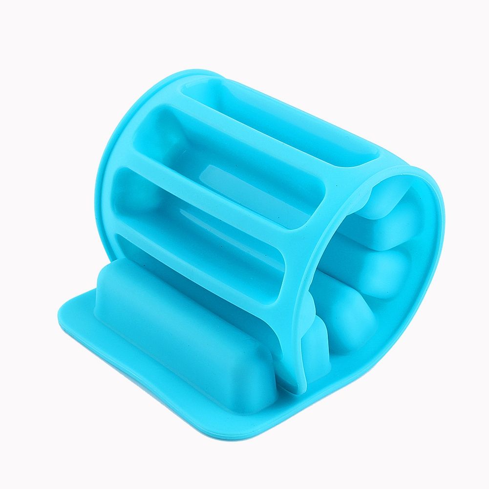 Colorful Cylinder Ice Cubes Tray Freeze Mould Fondant Chocolate Mold Make Silcone