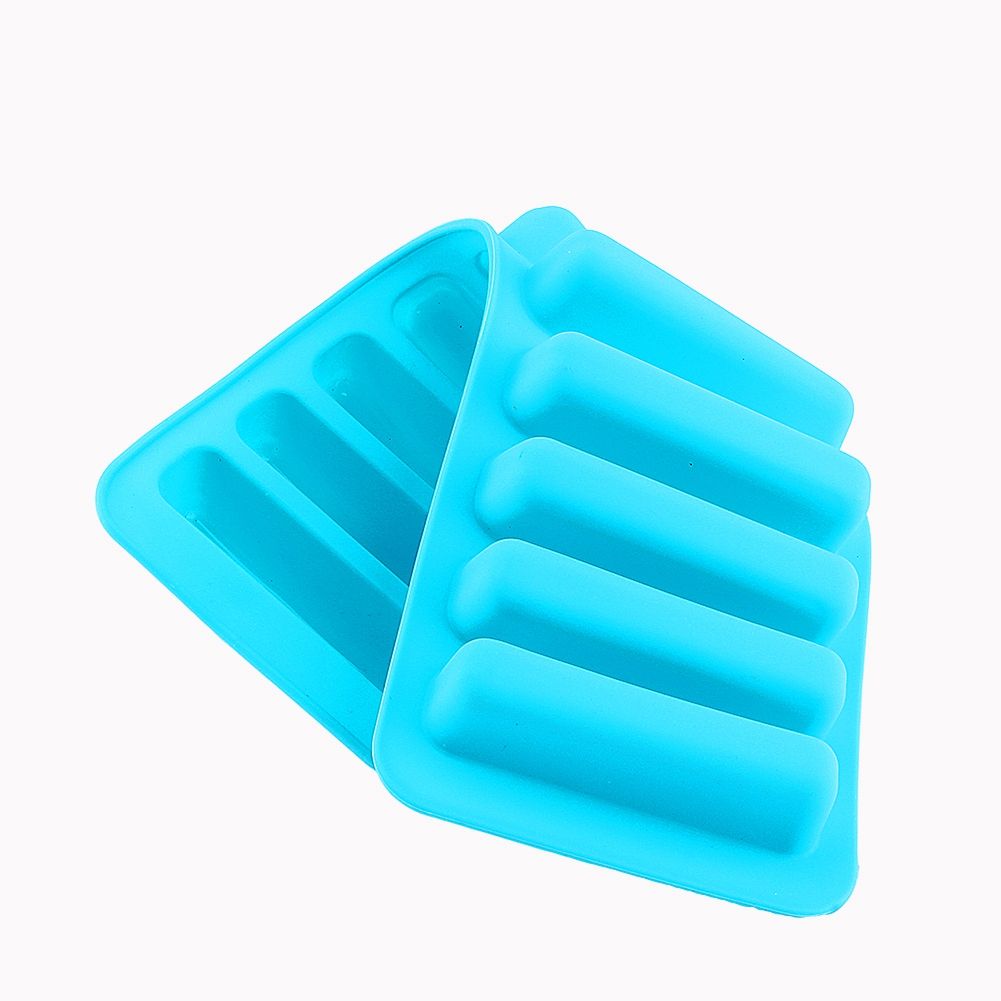 Colorful Cylinder Ice Cubes Tray Freeze Mould Fondant Chocolate Mold Make Silcone