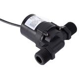 DC 12V Solar Water Circulation Pump Brushless Motor Water Pump 600L/H IP68 Waterproof Plug - 45-Degree Angle