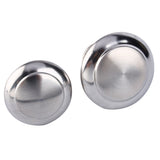 10Pcs Round Stainless Steel Cabinet Knobs Drawer Handles Cupboard Accessories