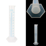 500ml Measuring Cylinder Plastic Graduated Laboratory Trial Test Liquid Tube Hot - Extra Image