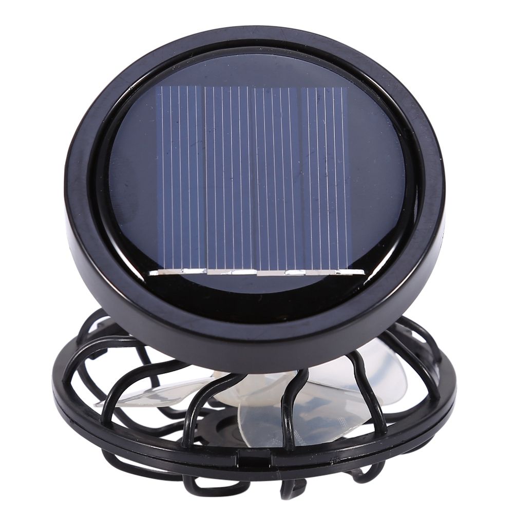 Electric Mini Clip on Solar Fan Air Conditioner Cooling Cell Fan Travel Camping Hiking Cooling