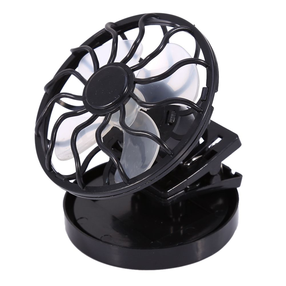 Electric Mini Clip on Solar Fan Air Conditioner Cooling Cell Fan Travel Camping Hiking Cooling