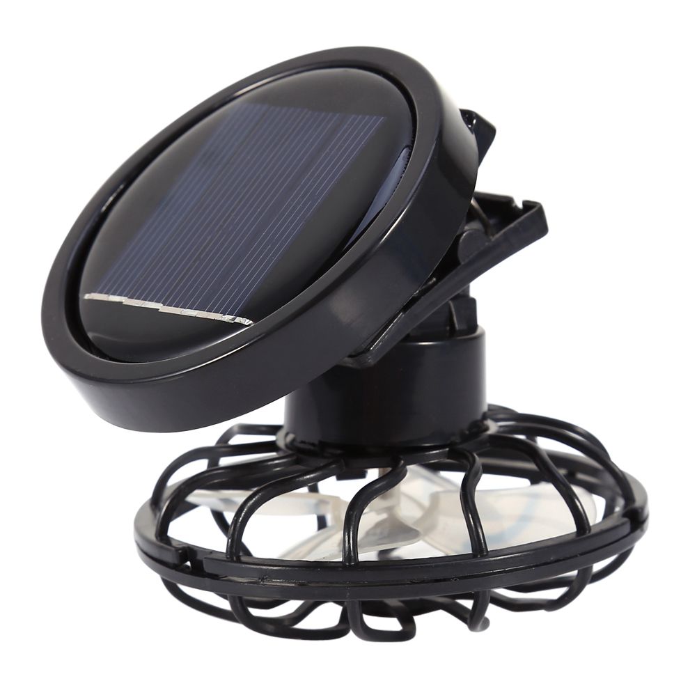 Electric Mini Clip on Solar Fan Air Conditioner Cooling Cell Fan Travel Camping Hiking Cooling