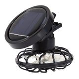 Electric Mini Clip on Solar Fan Air Conditioner Cooling Cell Fan Travel Camping Hiking Cooling - 45-Degree Angle