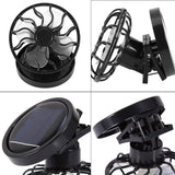 Electric Mini Clip on Solar Fan Air Conditioner Cooling Cell Fan Travel Camping Hiking Cooling - Extra Image