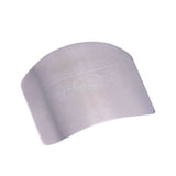 Stainless Steel Finger Hand Protector Guard Chop Slice Knife Safe Kitchen Tool - 45-Degree Angle