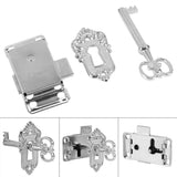 Antique Classical Drawer Cabinet Wardrobe Cupboard Gate Door Lock Key JS