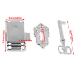 Antique Classical Drawer Cabinet Wardrobe Cupboard Gate Door Lock Key JS