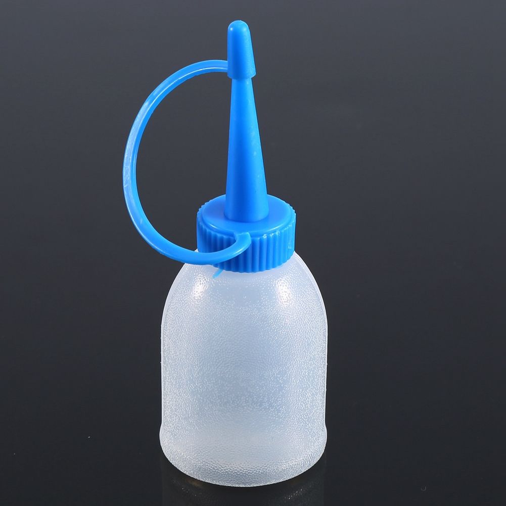 6Pcs/bag 30ML Industrial Glue Gel Oil Plastic Squeeze Empty Bottle Jet Dispenser