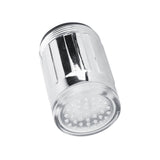 3 Color LED Light Changing Glow Temperature Sensor Shower Stream Water Faucet Tap For Kitchen - Low Angle