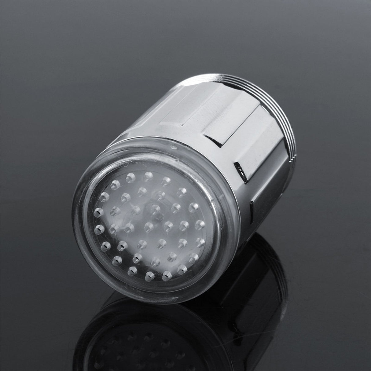 3 Color LED Light Changing Glow Temperature Sensor Shower Stream Water Faucet Tap For Kitchen