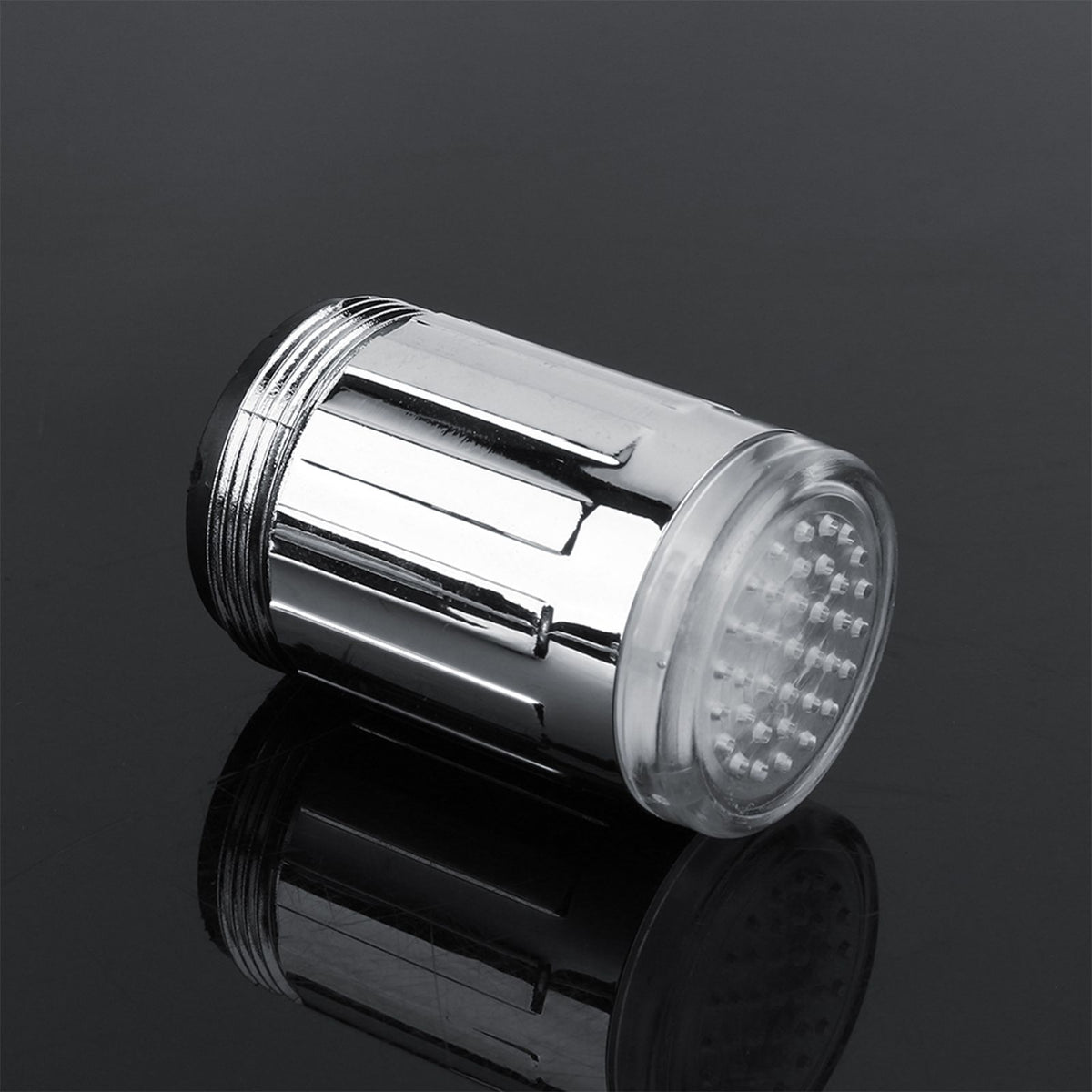 3 Color LED Light Changing Glow Temperature Sensor Shower Stream Water Faucet Tap For Kitchen