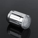 3 Color LED Light Changing Glow Temperature Sensor Shower Stream Water Faucet Tap For Kitchen - Extra Image