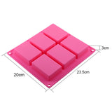 Soap Candle Mold Silicone Craft DIY Making Homemade Cookie Baking Cake Mould DIY