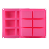 Soap Candle Mold Silicone Craft DIY Making Homemade Cookie Baking Cake Mould DIY - Side View