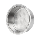 Stainless Steel Coffee 2 Cup Pressurized Filter Basket Strainer - Top-Down View