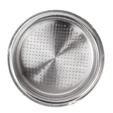 Stainless Steel Coffee 2 Cup Pressurized Filter Basket Strainer - 45-Degree Angle