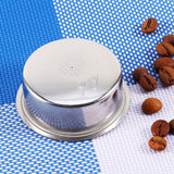 Stainless Steel Coffee 2 Cup Pressurized Filter Basket Strainer - Low Angle