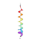 Foldable 140cm Spiral Windmill Colorful Wind Spinners Tent Garden Yard
