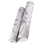 Luxury Embossed Nonwoven Bedroom 3D Vertical Wallpaper Home Decor Silver