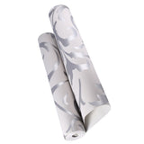 Luxury Embossed Nonwoven Bedroom 3D Vertical Wallpaper Home Decor Silver - Extra Image