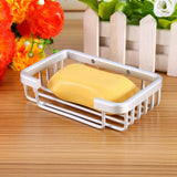 Household Wall‑Mounted Draining Soap Dish Box Holder Container Bathroom Accessory