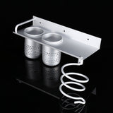 Wall Storage Organizer Holder Hairdryer Holder Toothbrush Toilet