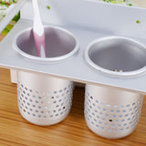 Wall Storage Organizer Holder Hairdryer Holder Toothbrush Toilet